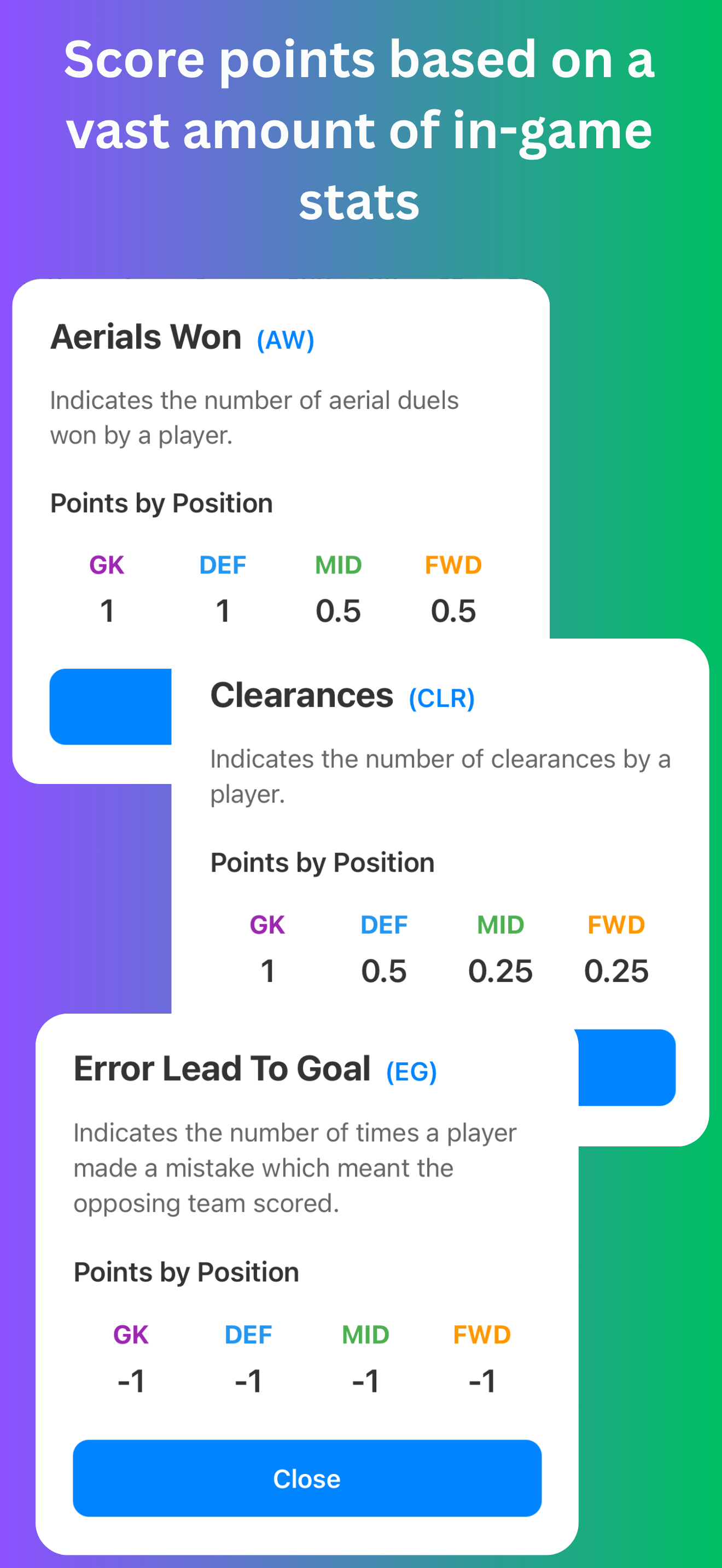 DraftX Player Stats